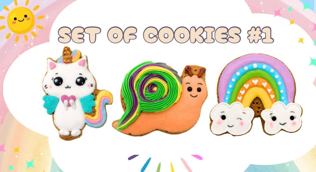 Biscuit collection rainbow