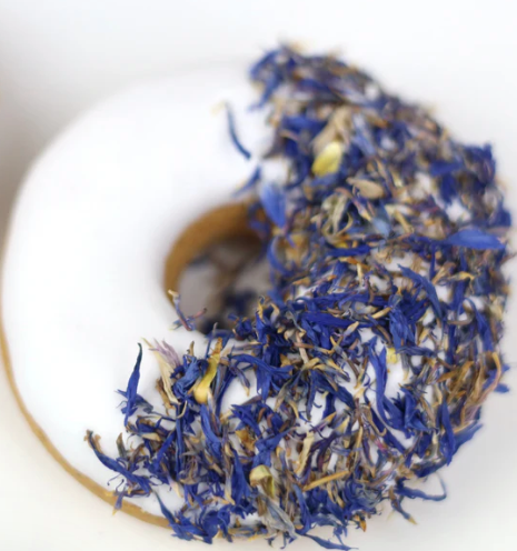 Duo donuts rosier sauvage et bleuet