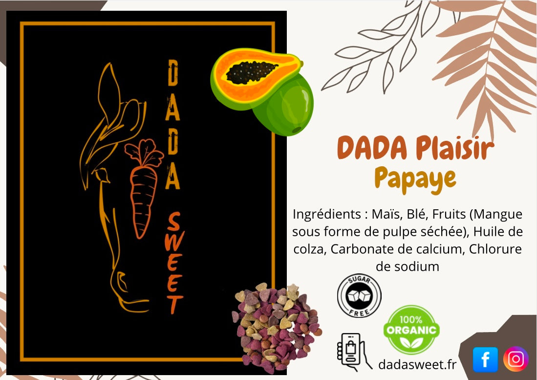 Friandise soufflée Papaye 1L