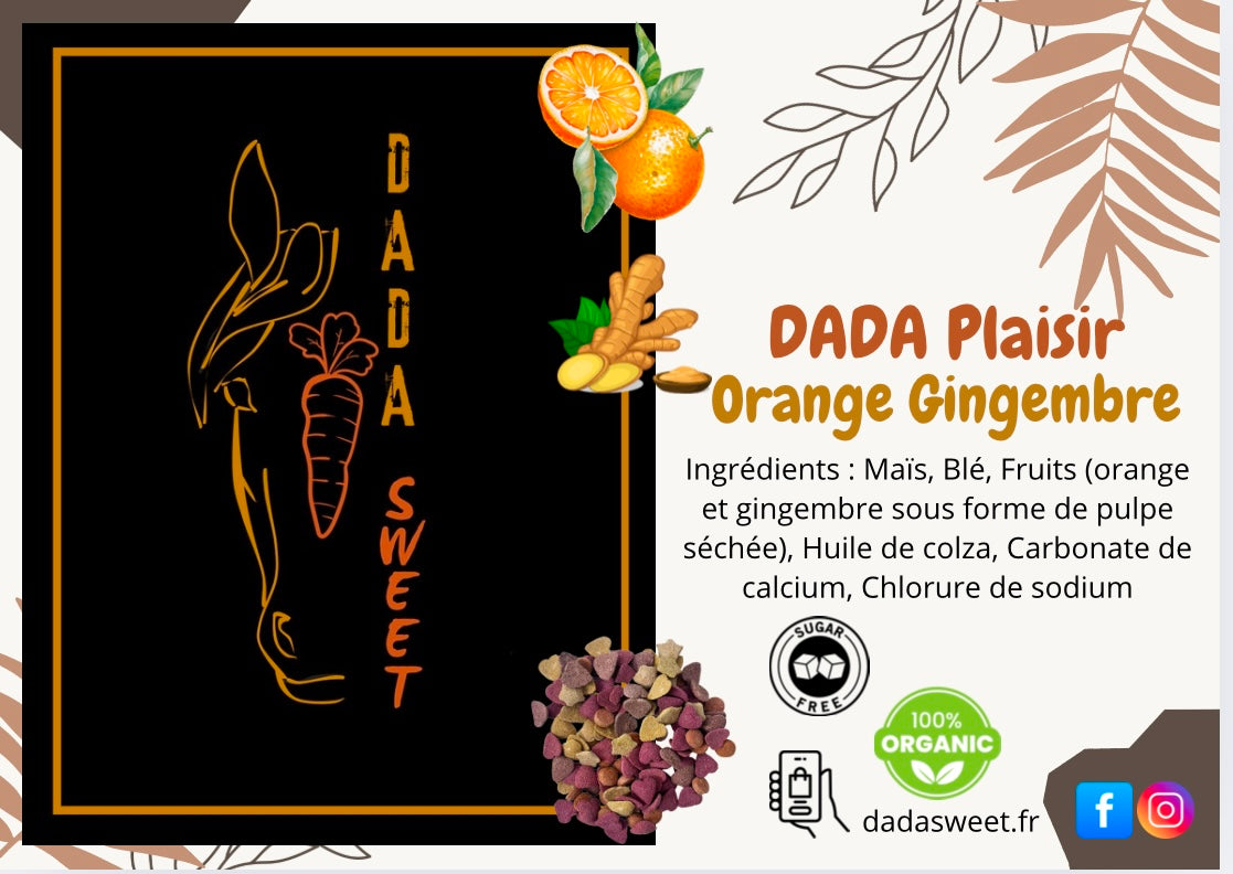 Friandise soufflée Orange Gingembre 1L