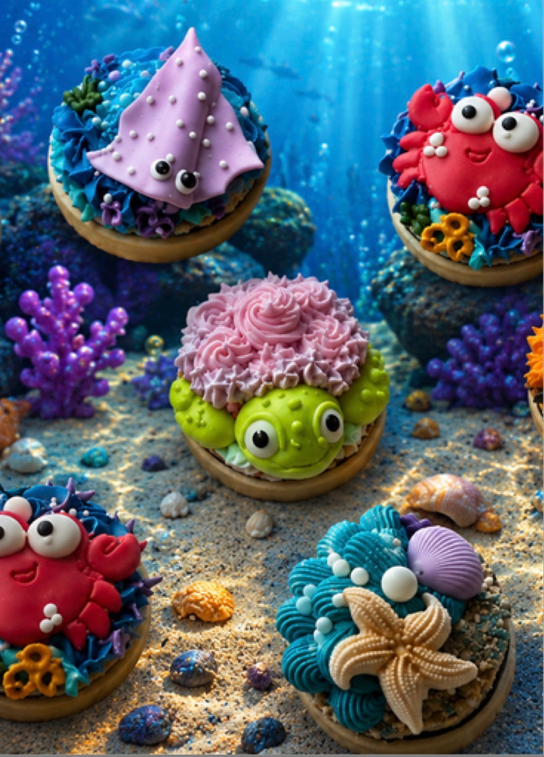 Cupcake collection de la mer