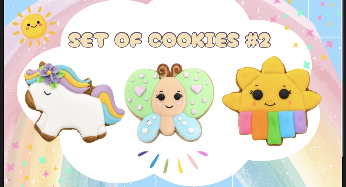 Biscuit collection rainbow