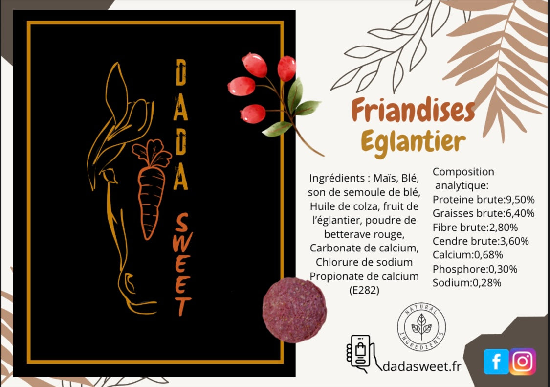Friandises ronde églantier 1L