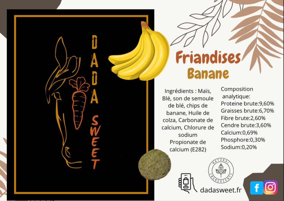 Friandises ronde Banane 1L
