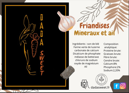 Friandises Minéraux et ail 1L