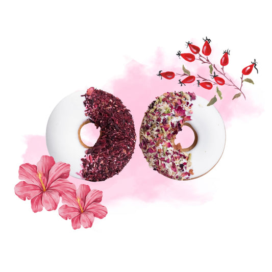 Donuts hibiscus églantier collection love 💘