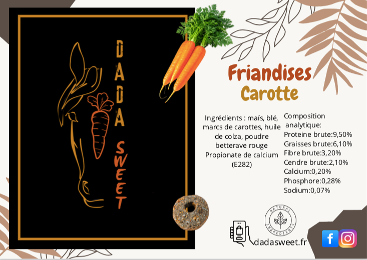 Friandise soufflée Carotte 1L