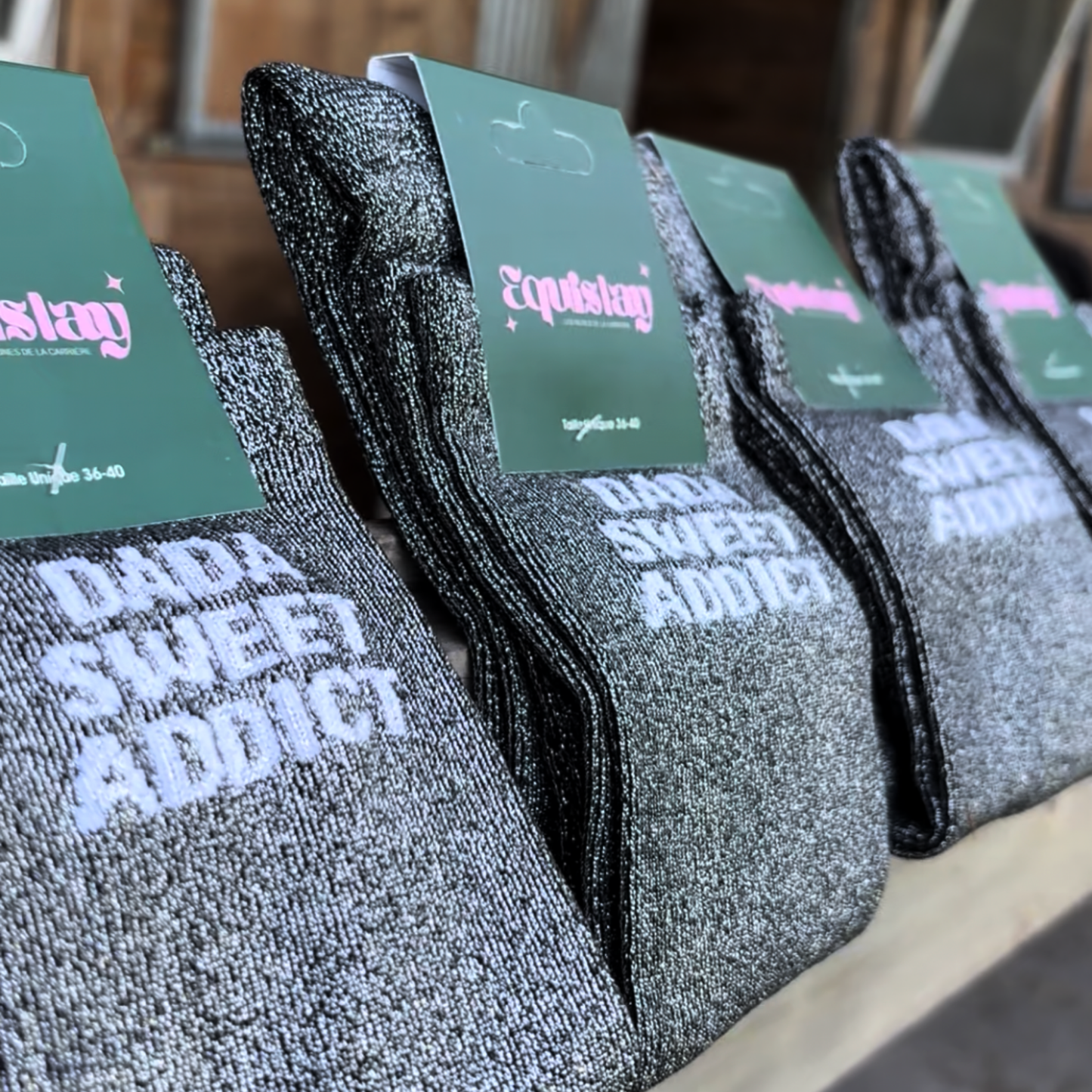 Chaussettes à paillettes