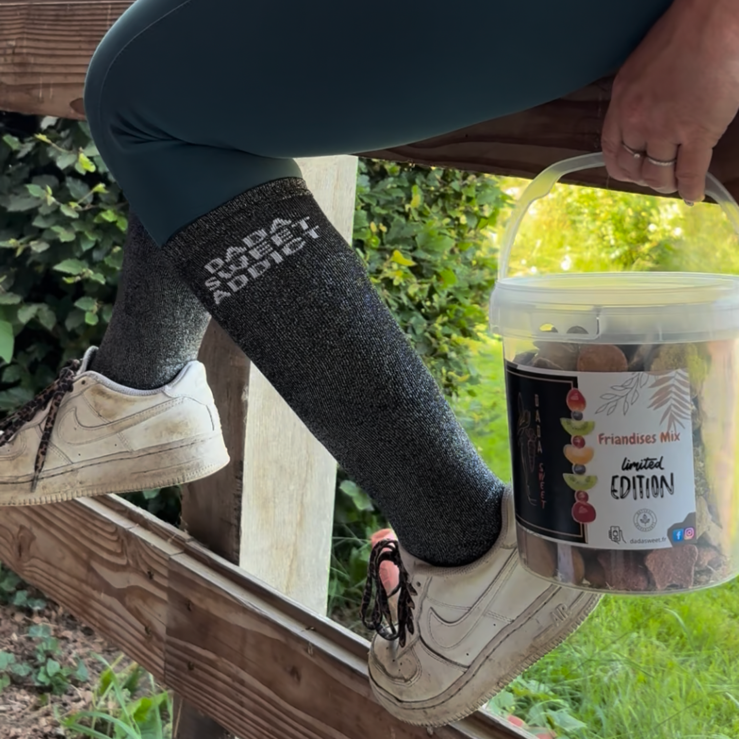 Chaussettes à paillettes